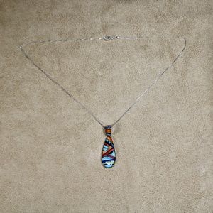 925 handmade native american necklace